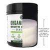 16oz Organic Bone Broth Protein Powder from Grass Fed Beef - USDA Certified Organic, Single Ingredient, Rich in Collagen, Glucosamine, No Additives, Perfect for Carnivore, Paleo, and Keto Diets view 4