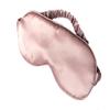 LULUSILK Mulberry Silk Sleep Eye Mask & Blindfold with Elastic Strap/Headband, Soft Eye Cover Eyeshade for Night Sleeping, Travel, Nap(Pink) view 1
