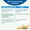 OZiva Protein & Herbs, Men with Multivitamins,Ashwagandha,Brahmi,Maca, Musli for Improved Stamina, Lean Muscles & Recovery 1.1 lbs, Cafe Mocha. Soy Free, Gluten Free, Non GMO view 4
