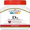 21st Century Vitamin D-2000 Tablets - 110 ct, Pack of 3 view 1