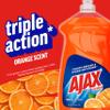 Ajax Ultra Liquid Dish Soap Orange Scent,Triple Action, Mess-Free, Easy-Flip Cap, 52 fl oz Bottle view 3