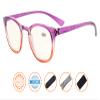 CessBlu Ladies Blue Light Filter Glasses Stylish Computer Eyeglasses for Women Reading(Purple-Red Frame)+1.5 view 2