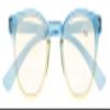CessBlu Ladies Blue Light Filter Glasses Stylish Computer Eyeglasses for Women Reading(Blue-Yellow Frame)+2.25 view 1