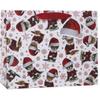 Jillson Roberts 4-Count Gift Bag & Tissue Paper, Kitty Christmas view 2