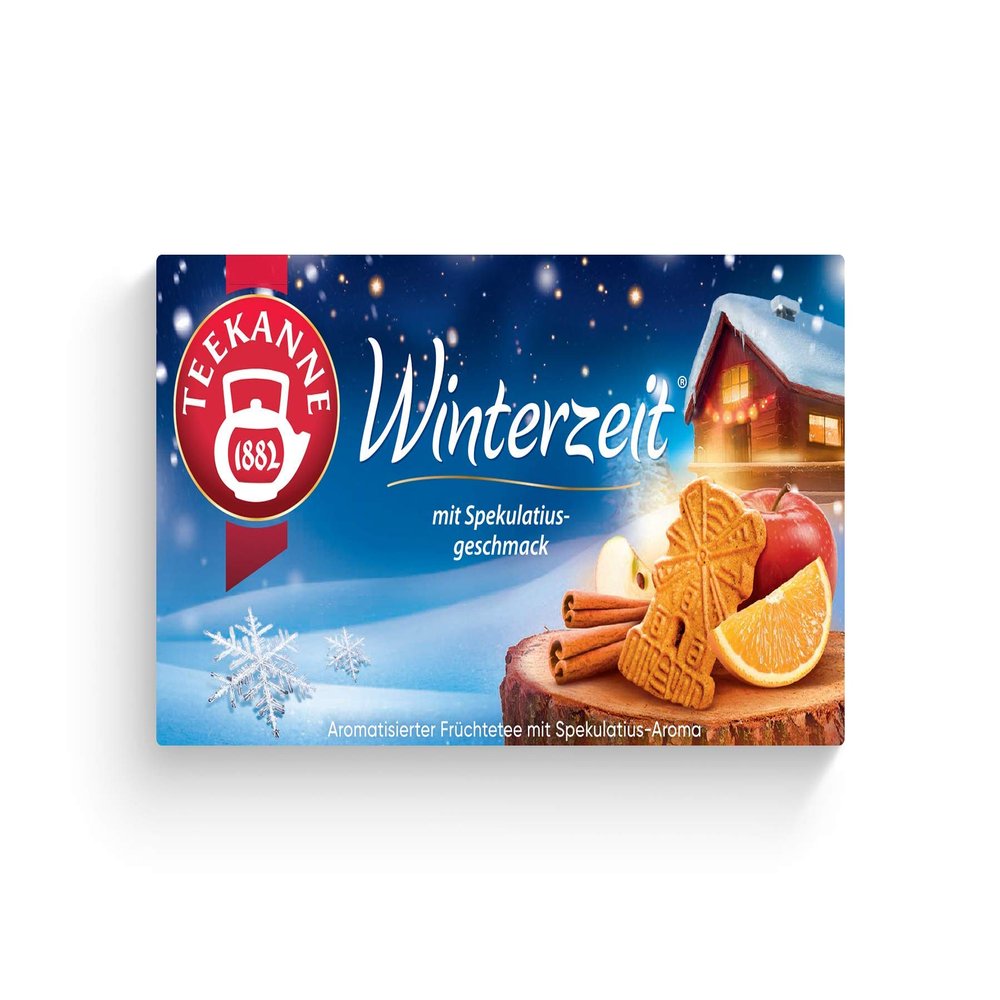 Teekanne Wintertime 20 bags - fruit tea with speculoos taste (pack of 2)