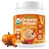 Orgain Organic Vegan Protein Powder, Pumpkin Spice Seasonal Flavor - 21g of Plant Protein, 5g Prebiotic Fiber, No Lactose Ingredients, No Added Sugar, Non-GMO, For Shakes & Smoothies, 1.02 lb view 1