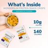 WonderSlim Protein Snack Chips, Pizza, Low Fat & Gluten Free (10ct) view 3