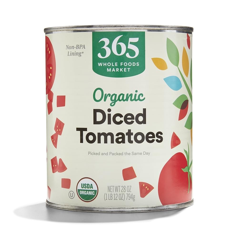 365 by Whole Foods Market, Organic Diced Tomatoes, 28 Ounce