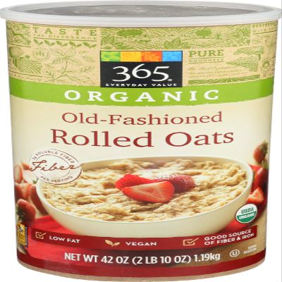 365 by Whole Foods Market Organic Old Fashioned Rolled Oats, 42 OZ