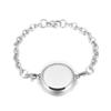 20 Different Design 316L Stainless Steel Chain Bracelet Fragrancy Diffuser Fashion Essential Oil Diffuser Bracelet Jewelry (Sunflower) view 4