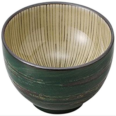 (Setomonohonpo) Set of 5 Green Glazed Tuso Small Bowls, 4.3 x 1.7 inches (11 x 4.3 cm), 4.6 oz (130 g), Small Bowls, Restaurant, Commercial Use,