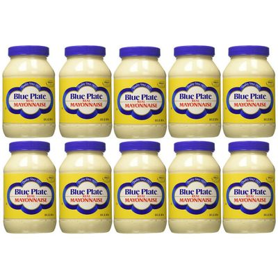 Blue Plate Real Mayonnaise, 30 Ounce (10 Pack)