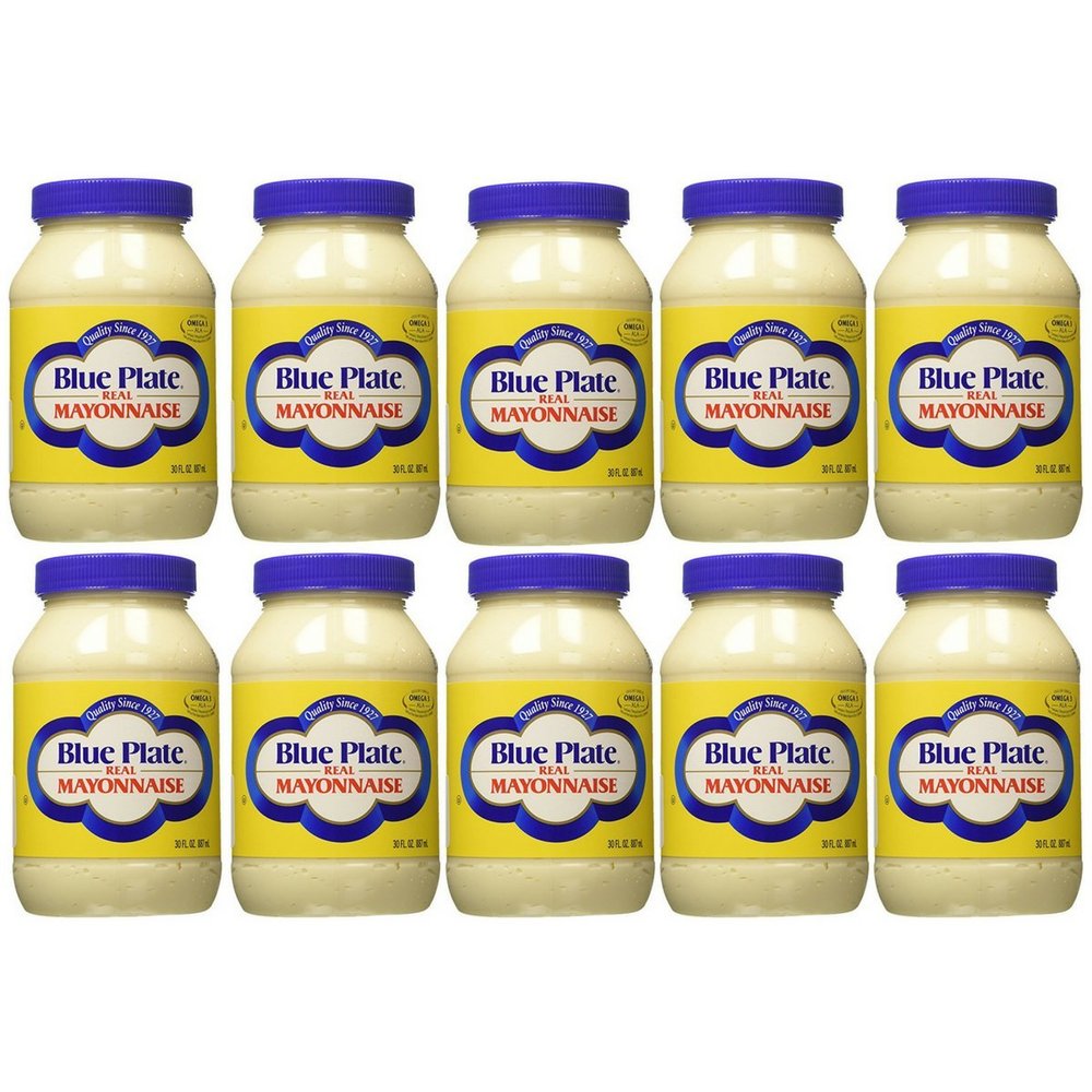 Blue Plate Real Mayonnaise, 30 Ounce (10 Pack)