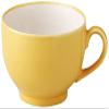  Set of 5, Yellow Soup Cup, 4.0 x 2.6 inches (10.3 x 6.7 cm), 11.8 fl oz (320 cc), 8.8 oz (221 g), Soup Cup, Hotel, Restaurant, Cafe, Western Tableware, Restaurant, Commercial Use view 1