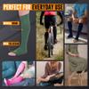 Doc Miller Open Toe Compression Socks, 20-30 mmHg, Toeless Compression Sleeves for Legs, Knee High Stockings for Shin Splints, Varicose Veins, Travel, Calf Support & Muscle Recovery, Men & Women, Pair view 2