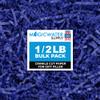 MagicWater Crinkle Cut Paper for Gift Baskets - 1/2 LB - Royal Blue - Perfect for Shredded Paper Filler, Basket Filler, Gift Boxes, Bridesmaid Gifts,Christmas Stuffers & More  Ideal for All Occasions view 1