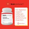 Brain Bean Brain-Immune | Advanced Formula to Support Leaky Gut, Leaky Brain, Immune System | with 10g Colostrum with Lactoferrin, 5g L-Glutamine, 4g IgY Max, and 1g Inulin | 30 Servings view 2