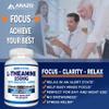 Arazo Nutrition L-Theanine 250mg (Extra Strength) with Inositol 100mg Per Serving, 120 Capsules Vegetarian view 4