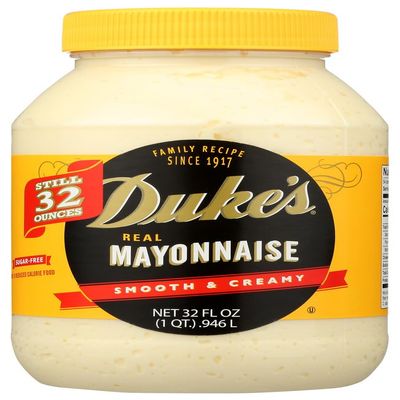 Duke's Real Smooth & Creamy Mayonnaise, 32 oz (Pack of 4)