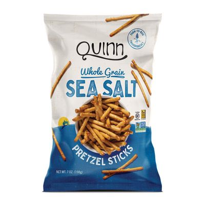 Quinn Pretzel Snack Bags (36 pack) Whole Grain, Gluten Free and Non-GMO - Sea Salt 1.5oz bags