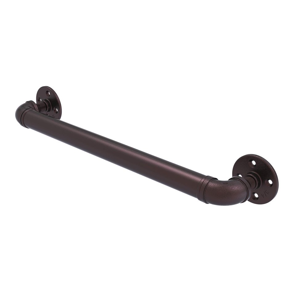 Allied Brass P-700-36-GB-ABZ Pipeline Collection 36 Inch Grab Bar, Antique Bronze