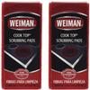Weiman Ceramic & Glass Cooktop Cleaner, 3 Count, 2 Pack - Cut Through The Toughest Stains - Scrubbing Pads Carefully Wipe Away Residue view 1