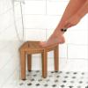 12" Kai OptiAREA Corner Teak Shaving & Washing Foot Rest view 1