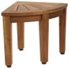 12" Kai OptiAREA Corner Teak Shaving & Washing Foot Rest view 3