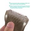 2 Pairs of Heel Cups Gel Shoe Lift Height Insoles Half Inserts Self-Adhesive Foot Insoles Ankle Support Pads for Bone Spur Cushion Plantar view 3