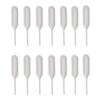 100 Pcs Disposable Plastic Jam Straw - 4ml Juice Squeezed Sauce West Point Decorative Special Flavor Dropper and Macaron Flow Heart Clip Stuffing Jam Straw view 1