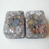 2 Light Purple Glow Mini Cube Tower Busters Crystal Orgone (Light Purple Glow) view 4