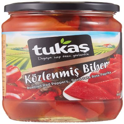 Tukas Roasted Sweet Red Peppers 660g