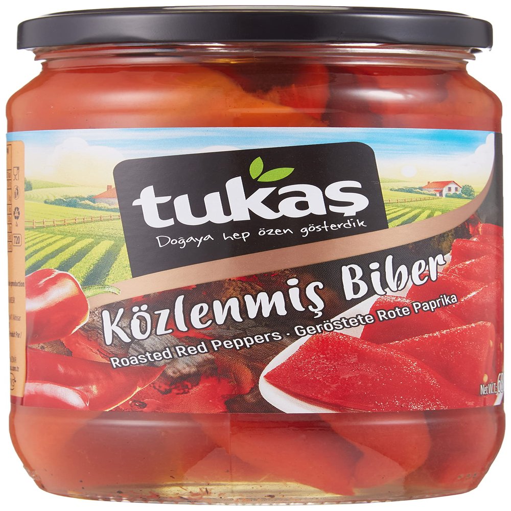 Tukas Roasted Sweet Red Peppers 660g