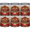 Keystone Meats All Natural Heat and Serve Canned Beef 28 Oz Fully Cooked Canned Meat Long Shelf Life Emergency Survival Canned Food Ready to Eat No Preservatives Gluten Free Made in USA Pack of 6 view 1