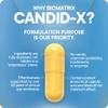 BioMatrix Candid-X Gut Cleanse with Berberine, Oregano, Sodium Caprylate, Chamomile, Ginger, PAU D'arco, Digestive Supplement for Men and Women | 90 Capsules view 3