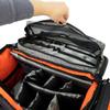 LINE2design First Aid EMT First Responder Kit - Emergency Response Tactical Trauma Bag - Elite Paramedic EMS First Responder Medical Complete Rescue Supplies Home Health Aides - Orange view 3