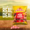Fried Pork Rinds Hot and Spicy 6 bags (1.75oz each) view 2