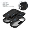 SHBC Insulin Cooler Travel Case for Diabetic Organize Medication Insulated Cooling Bag with 2 Ice Packs Black view 3