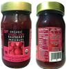 Trader Joe's Organic Reduced Sugar Raspberry Preserves 15.2 oz (Pack of 2 Bottles) view 1