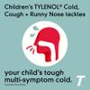 Children's Tylenol Cold + Cough + Runny Nose, Acetaminophen, Pain & Fever Relief, Chlorpheniramine Maleate, Antihistamine, Dextromethorphan HBr, Cough Suppressant; Grape liquid, 4 fl. oz.; Pack of 1 view 3