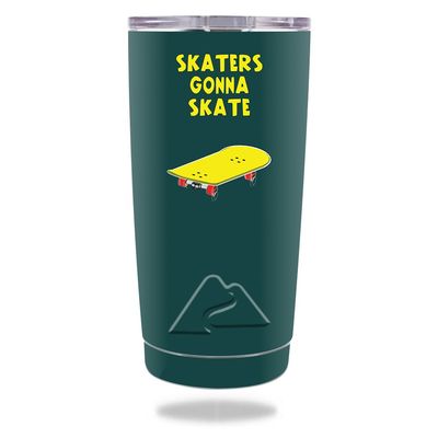 MightySkins Skin Compatible with Ozark Trail Tumbler 20 oz. Skaters Gonna Skate | Protective, Durable, and Unique Vinyl Decal wrap Cover | Easy to Apply, Remove, and Change Styles | Made in The USA
