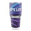 MightySkins Skin Compatible with Ozark Trail 30 oz Tumbler - Its Lit | Protective, Durable, and Unique Vinyl Decal wrap Cover | Easy to Apply, Remove, and Change Styles | Made in The USA view 1