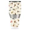 MightySkins Skin Compatible with Ozark Trail 40 oz Tumbler Fishing Flies | Protective, Durable, and Unique Vinyl Decal wrap Cover | Easy to Apply, Remove, and Change Styles | Made in The USA view 1