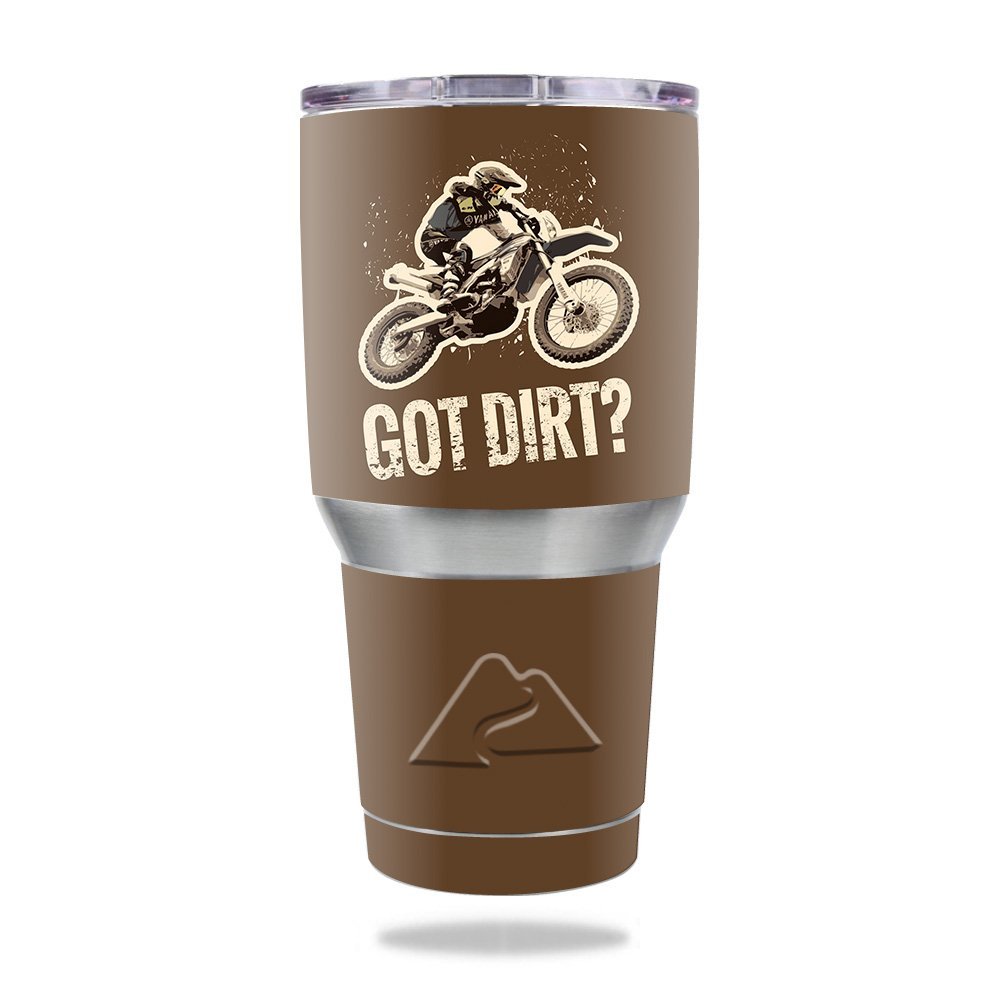 MightySkins Skin Compatible with Ozark Trail 30 oz Tumbler Got Dirt | Protective, Durable, and Unique Vinyl Decal wrap Cover | Easy to Apply, Remove, and Change Styles | Made in The USA