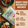 PEScience Protein4Oats, Powder to Make Amazing Tasting Protein Oatmeal, with Whey and Casein, Gluten Free, Maple Brown Sugar, 12 Servings view 2
