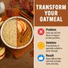 PEScience Protein4Oats, Powder to Make Amazing Tasting Protein Oatmeal, with Whey and Casein, Gluten Free, Maple Brown Sugar, 12 Servings view 3