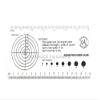 EMI Multi-purpouse Medical Ruler with Wound Measuring and Pupil Gauge Reference Guide view 2