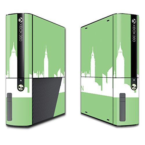 MightySkins Skin Compatible with Microsoft Xbox 360E (3rd Gen)  London | Protective, Durable, and Unique Vinyl Decal wrap Cover | Easy to Apply, Remove, and Change Styles | Made in The USA