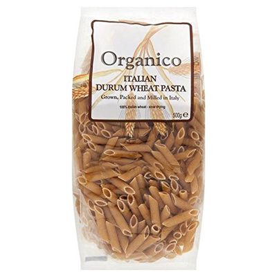 Organico Organic Wholewheat Penne - 500g (1.1lbs)