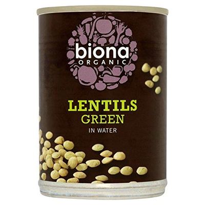 Biona Organic Green Lentils - 400g (0.88lbs)